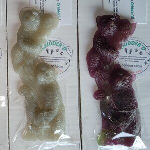 BEARS on a Tree WHITE GRAY Resin Figurine New collectible animal mountains